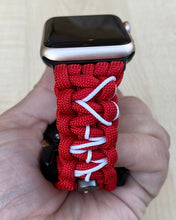 Lade das Bild in den Galerie-Viewer, Paracord Watch Band compatible with Apple Watch Series 1, 2, 3, 4, 5, 6, 7 & SE (watch not included)