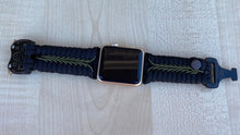 Lade das Bild in den Galerie-Viewer, Paracord Watch Band compatible with Apple Watch Series 1, 2, 3, 4, 5, 6, 7 & SE (watch not included)