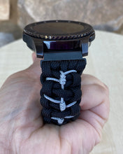 Load image into Gallery viewer, Samsung Galaxy Watch Band, Galaxy 42mm, Galaxy 46mm, Gear S3 Frontier, Gear S3 Classic, Gear Sport, 550 Paracord Watch Band.