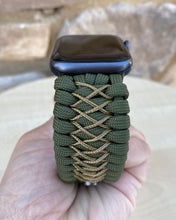 Lade das Bild in den Galerie-Viewer, Paracord Watch Band compatible with Apple Watch Series 1, 2, 3, 4, 5, 6, 7 & SE (watch not included)