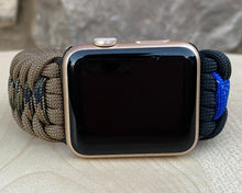 Load image into Gallery viewer, Paracord Watch Band compatible with Apple Watch Series 1, 2, 3, 4, 5, 6, 7, 8, Ultra & SE (watch not included)