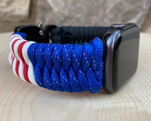 Charger l'image dans la galerie, Paracord Watch Band compatible with Apple Watch Series 1, 2, 3, 4, 5, 6, 7, 8, 9, Ultra, Ultra 2 & SE (watch not included)