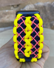 Lade das Bild in den Galerie-Viewer, Paracord Watch Band compatible with Apple Watch Series 1, 2, 3, 4, 5, 6, 7 & SE (watch not included)