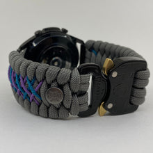 Load image into Gallery viewer, Paracord Watchband compatible with Samsung Galaxy Watch 3, Galaxy Watch 4, Galaxy Watch 5, Galaxy Watch 6 (watch not included)