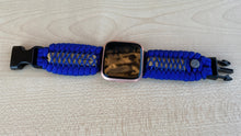 Lade das Bild in den Galerie-Viewer, Paracord Watch Band compatible with Fitbit Versa 1, Versa Lite, Versa 2, Versa 3, Versa 4, Sense, Sense 2 (watch not included).
