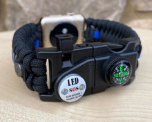 Lade das Bild in den Galerie-Viewer, Paracord Watch Band compatible with Apple Watch Series 1, 2, 3, 4, 5, 6, 7, 8, Ultra & SE (watch not included)