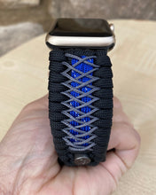 Lade das Bild in den Galerie-Viewer, Paracord Watch Band compatible with Apple Watch Series 1, 2, 3, 4, 5, 6, 7, 8, Ultra & SE (watch not included)