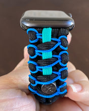 Charger l'image dans la galerie, Paracord Watch Band compatible with Apple Watch Series 1, 2, 3, 4, 5, 6, 7, 8, Ultra & SE (watch not included)