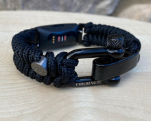 Load image into Gallery viewer, Paracord watch band personalized to replace bands for Fitbit Inspire, Fitbit Luxe, and Fitbit Alta (watch not included)