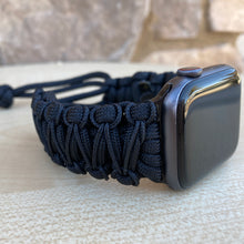 Lade das Bild in den Galerie-Viewer, Paracord Watch Band compatible with Apple Watch Series 1, 2, 3, 4, 5, 6, 7 & SE (watch not included)