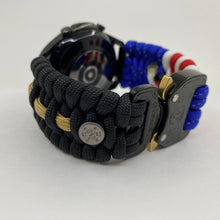 Load image into Gallery viewer, Paracord Watchband compatible with Samsung Galaxy Watch 3, Galaxy Watch 4, Galaxy Watch 5, Galaxy Watch 6 (watch not included)