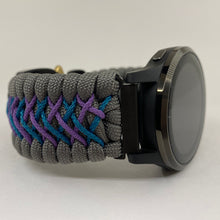 Load image into Gallery viewer, Paracord Watch Band compatible with Garmin Approach S12, Approach S40, Approach S42, D2 Air, Vivoactive 3S, Vivoactive 3, Vivoactive 3 Music, Vivoactive 4S, Vivoactive 4, Venu, Venu 2S, Venu 2, Venu SQ, Venu Music (watch not included)