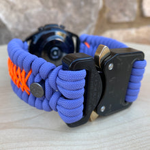 Load image into Gallery viewer, Paracord Watchband compatible with Samsung Galaxy Watch 3, Galaxy Watch 4, Galaxy Watch 5, Galaxy Watch 6 (watch not included)