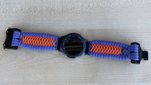 Load image into Gallery viewer, Samsung Galaxy Watch Band, Galaxy 42mm, Galaxy 46mm, Gear S3 Frontier, Gear S3 Classic, Gear Sport, 550 Paracord Watch Band.