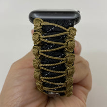 Lade das Bild in den Galerie-Viewer, Paracord Watch Band compatible with Apple Watch Series 1, 2, 3, 4, 5, 6, 7 & SE (watch not included)