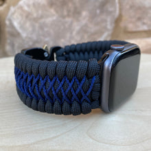 Charger l'image dans la galerie, Paracord Watch Band compatible with Apple Watch Series 1, 2, 3, 4, 5, 6, 7, 8, Ultra & SE (watch not included)