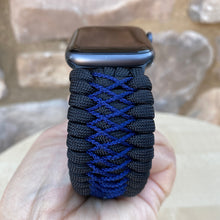 Load image into Gallery viewer, Personalized Paracord Watch Band for Apple Watch Series 1-11, Ultra, Ultra 2, Ultra 3, and SE (watch not included).