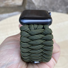 Lade das Bild in den Galerie-Viewer, Paracord Watch Band compatible with Apple Watch Series 1, 2, 3, 4, 5, 6, 7 & SE (watch not included)