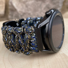 Load image into Gallery viewer, Paracord Watchband compatible with Samsung Galaxy Watch 3, Galaxy Watch 4, Galaxy Watch 5, Galaxy Watch 6 (watch not included)