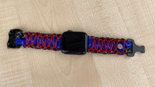Lade das Bild in den Galerie-Viewer, Paracord Watch Band compatible with Apple Watch Series 1, 2, 3, 4, 5, 6, 7 & SE (watch not included)