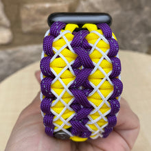 Lade das Bild in den Galerie-Viewer, Paracord Watch Band compatible with Apple Watch Series 1, 2, 3, 4, 5, 6, 7 & SE (watch not included)