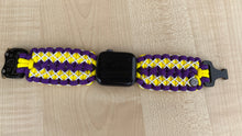 Lade das Bild in den Galerie-Viewer, Paracord Watch Band compatible with Apple Watch Series 1, 2, 3, 4, 5, 6, 7 & SE (watch not included)