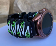 Load image into Gallery viewer, Paracord Watchband compatible with Samsung Galaxy Watch 3, Galaxy Watch 4, Galaxy Watch 5, Galaxy Watch 6 (watch not included)