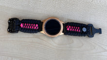 Load image into Gallery viewer, Samsung Galaxy Watch Band, Galaxy 42mm, Galaxy 46mm, Gear S3 Frontier, Gear S3 Classic, Gear Sport, 550 Paracord Watch Band.