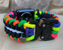 Charger l'image dans la galerie, Paracord Watch Band compatible with Apple Watch Series 1, 2, 3, 4, 5, 6, 7, 8, Ultra & SE (watch not included)