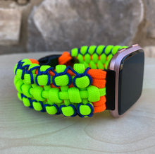 Load image into Gallery viewer, Paracord Watch Band compatible with Fitbit Versa 1, Versa Lite, Versa 2, Versa 3, Versa 4, Sense, Sense 2 (watch not included).