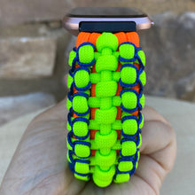 Load image into Gallery viewer, Paracord Watch Band compatible with Fitbit Versa 1, Versa Lite, Versa 2, Versa 3, Versa 4, Sense, Sense 2 (watch not included).