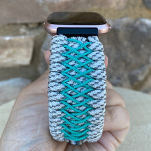 Load image into Gallery viewer, Paracord Watch Band compatible with Fitbit Versa 1, Versa Lite, Versa 2, Versa 3, Versa 4, Sense, Sense 2 (watch not included).