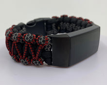 Charger l'image dans la galerie, Paracord Watch Band compatible with Fitbit Charge 2, Charge 3, & Charge 4 (Watch not included)