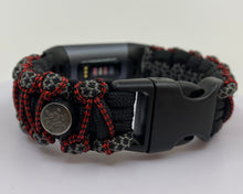 Charger l'image dans la galerie, Paracord Watch Band compatible with Fitbit Charge 2, Charge 3, & Charge 4 (Watch not included)