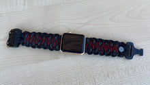 Lade das Bild in den Galerie-Viewer, Paracord Watch Band compatible with Apple Watch Series 1, 2, 3, 4, 5, 6, 7 & SE (watch not included)