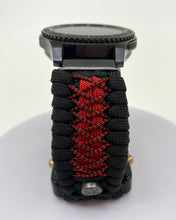 Load image into Gallery viewer, Samsung Galaxy Watch Band, Galaxy 42mm, Galaxy 46mm, Gear S3 Frontier, Gear S3 Classic, Gear Sport, 550 Paracord Watch Band.