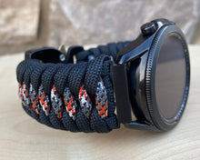 Load image into Gallery viewer, Paracord Watchband compatible with Samsung Galaxy Watch 3, Galaxy Watch 4, Galaxy Watch 5, Galaxy Watch 6 (watch not included)