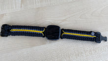 Load image into Gallery viewer, Paracord Watch Band compatible with Fitbit Versa 1, Versa Lite, Versa 2, Versa 3, Versa 4, Sense, Sense 2 (watch not included).