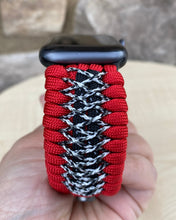 Lade das Bild in den Galerie-Viewer, Paracord Watch Band compatible with Apple Watch Series 1, 2, 3, 4, 5, 6, 7 & SE (watch not included)