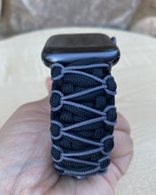 Cargar imagen en el visor de la galería, Paracord Watch Band compatible with Apple Watch Series 1, 2, 3, 4, 5, 6, 7 & SE (watch not included)