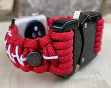 Lade das Bild in den Galerie-Viewer, Paracord Watch Band compatible with Apple Watch Series 1, 2, 3, 4, 5, 6, 7 & SE (watch not included)