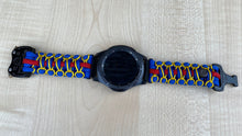 Load image into Gallery viewer, Samsung Galaxy Watch Band, Galaxy 42mm, Galaxy 46mm, Gear S3 Frontier, Gear S3 Classic, Gear Sport, 550 Paracord Watch Band.