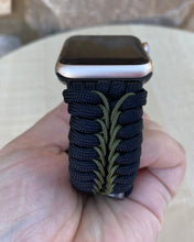 Lade das Bild in den Galerie-Viewer, Paracord Watch Band compatible with Apple Watch Series 1, 2, 3, 4, 5, 6, 7 & SE (watch not included)
