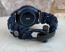 Load image into Gallery viewer, Samsung Galaxy Watch Band, Galaxy 42mm, Galaxy 46mm, Gear S3 Frontier, Gear S3 Classic, Gear Sport, 550 Paracord Watch Band.