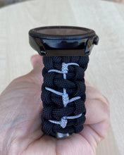 Load image into Gallery viewer, Paracord Watchband compatible with Samsung Galaxy Watch 3, Galaxy Watch 4, Galaxy Watch 5, Galaxy Watch 6 (watch not included)
