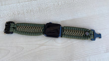 Lade das Bild in den Galerie-Viewer, Paracord Watch Band compatible with Apple Watch Series 1, 2, 3, 4, 5, 6, 7 & SE (watch not included)