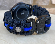 Load image into Gallery viewer, Samsung Galaxy Watch Band, Galaxy 42mm, Galaxy 46mm, Gear S3 Frontier, Gear S3 Classic, Gear Sport, 550 Paracord Watch Band.