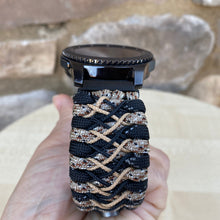 Load image into Gallery viewer, Samsung Galaxy Watch Band, Galaxy 42mm, Galaxy 46mm, Gear S3 Frontier, Gear S3 Classic, Gear Sport, 550 Paracord Watch Band.