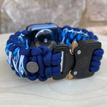 Charger l'image dans la galerie, Paracord Watch Band compatible with Apple Watch Series 1, 2, 3, 4, 5, 6, 7 & SE (watch not included)