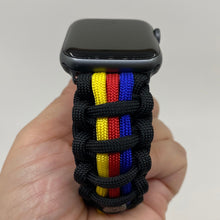 Cargar imagen en el visor de la galería, Paracord Watch Band compatible with Apple Watch Series 1, 2, 3, 4, 5, 6, 7, 8, 9, Ultra, Ultra 2 & SE (watch not included)
